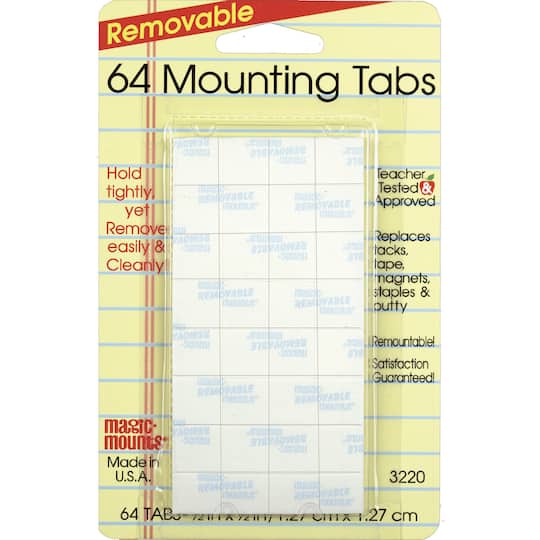 Magic Mounts® 1/2" Removable Mounting Tabs, 12 Bundle Packs